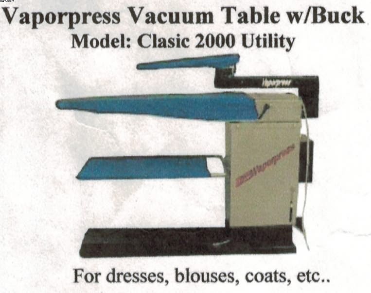 VAPORPRESS CLASSIC Model 2000 Vacuum table